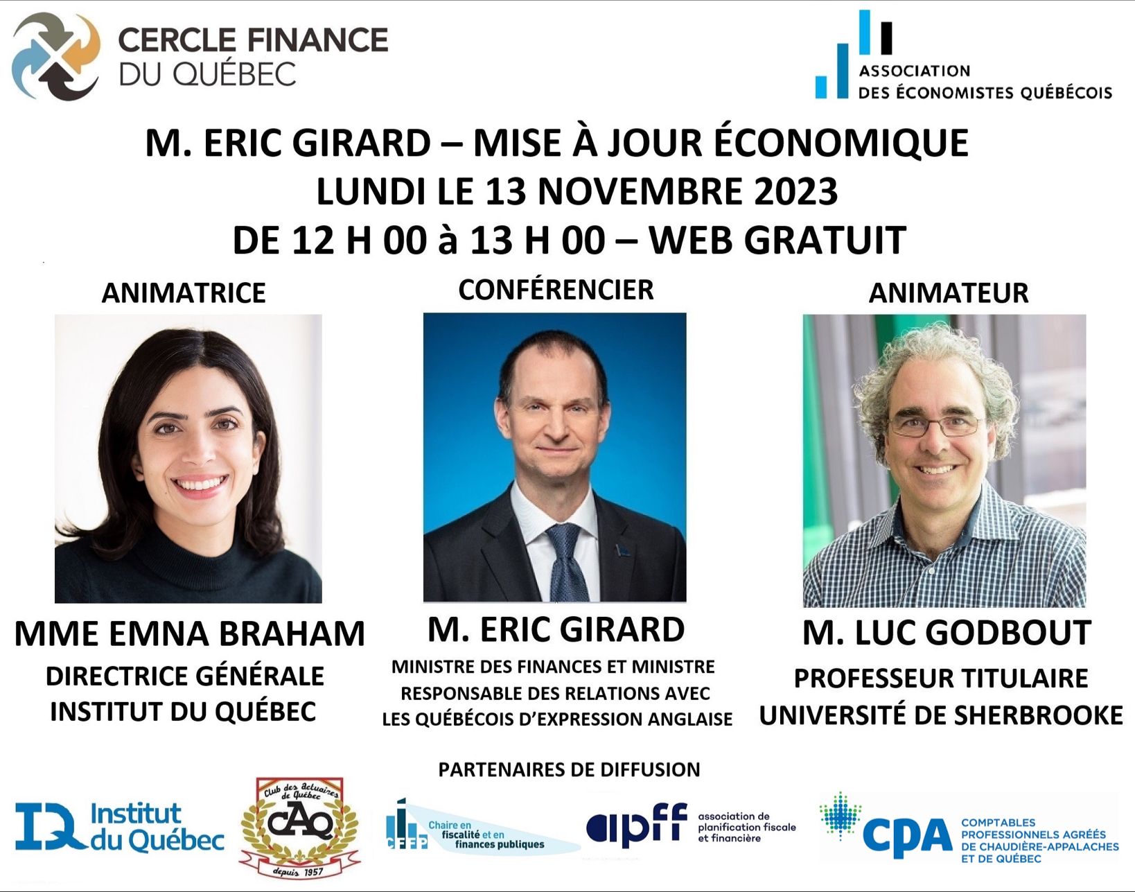M. Eric Girard - Mise à jour économique