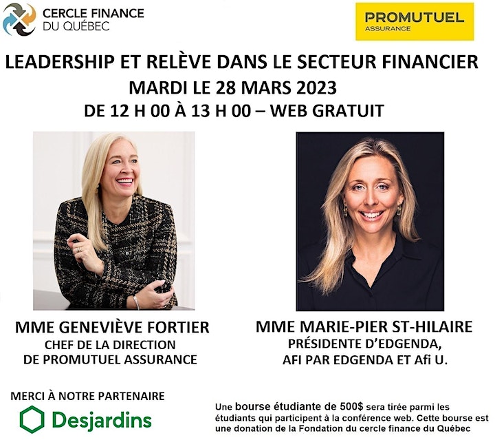 Leadership et relève dans le secteur financier