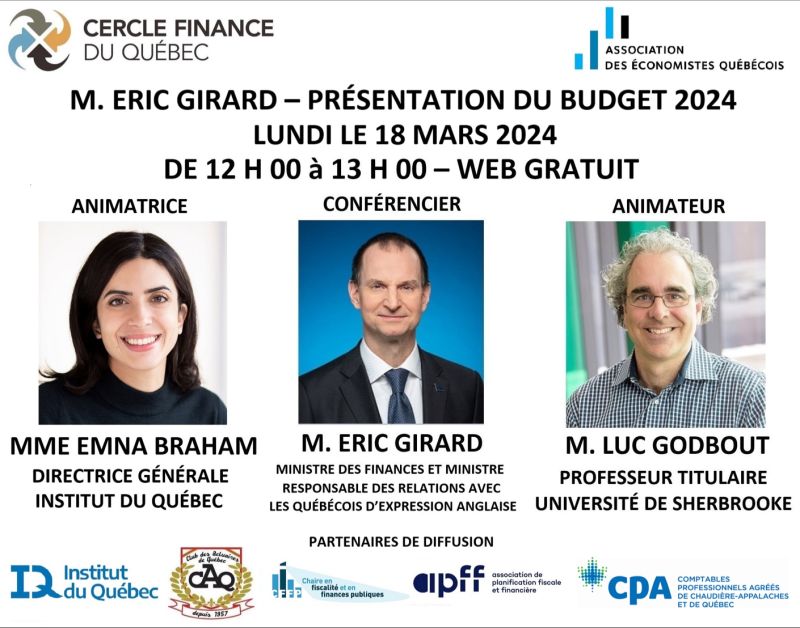 M. Eric Girard - Présentation du budget 2024