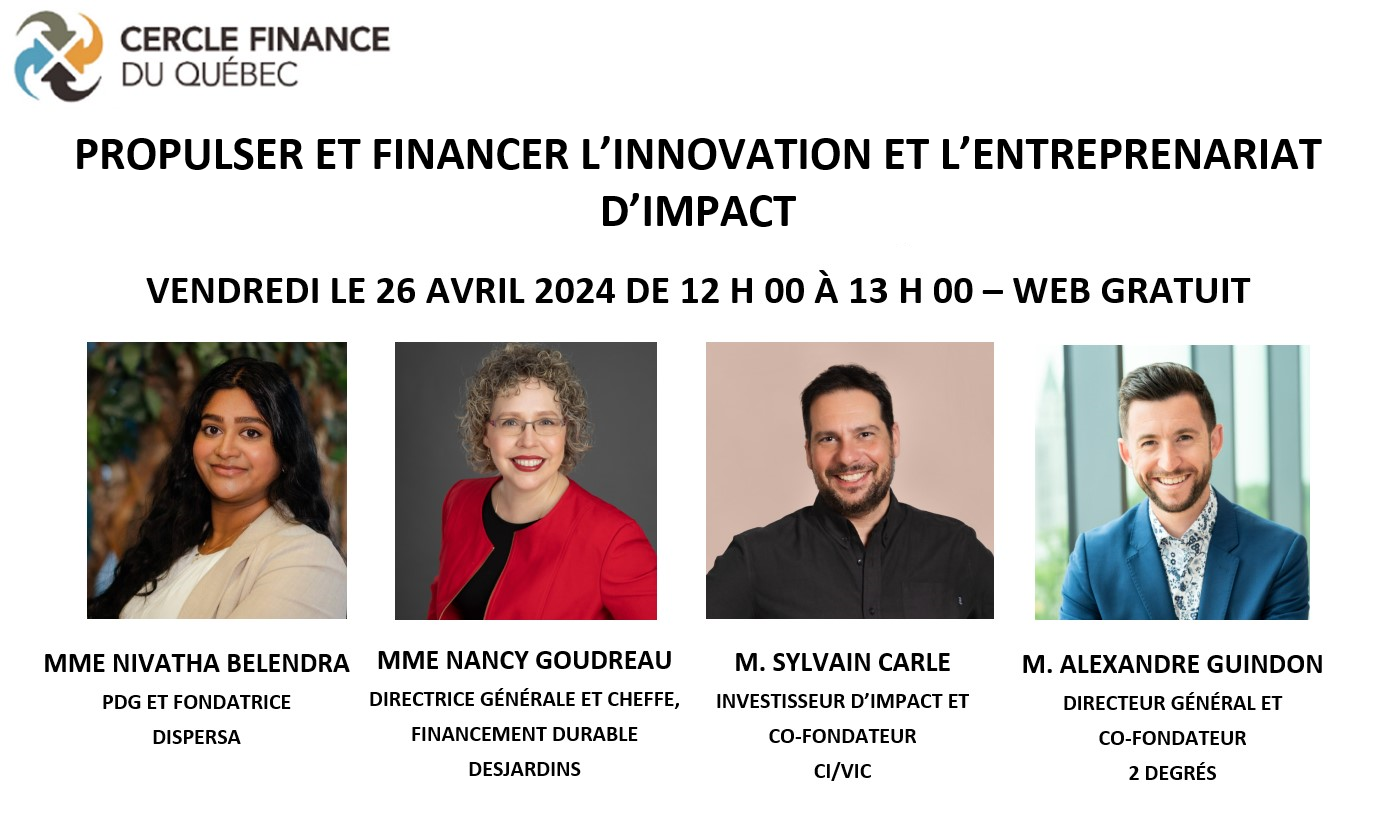 Propulser et financer l'innovation et l'entreprenariat d'impact
