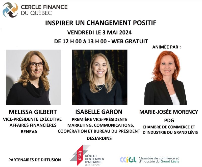 Femme finance - Inspirer un changement positif