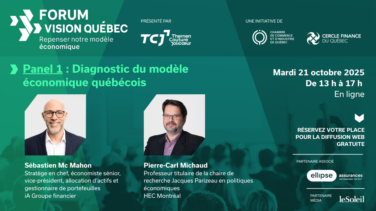 Forum Vision Québec 2025 - Repenser notre modèle économique